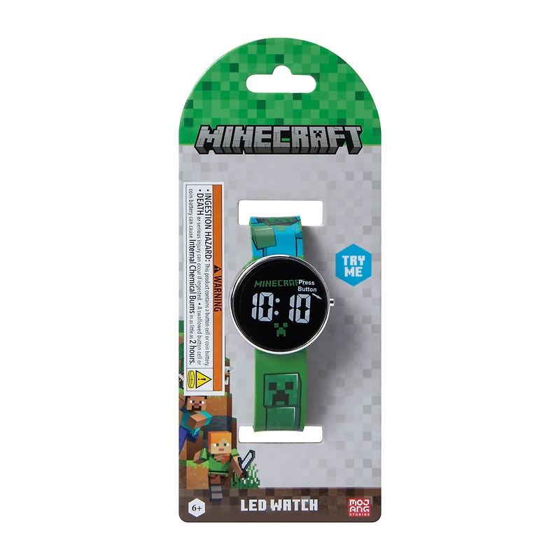 Minecraft LED Watch
