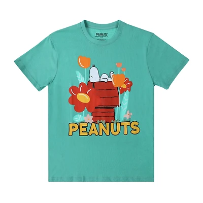 Floral Peanuts Graphic Tee