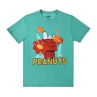 Floral Peanuts Graphic Tee