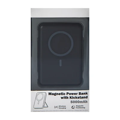 Magnetic Power Bank With Kickstand 5000MAh