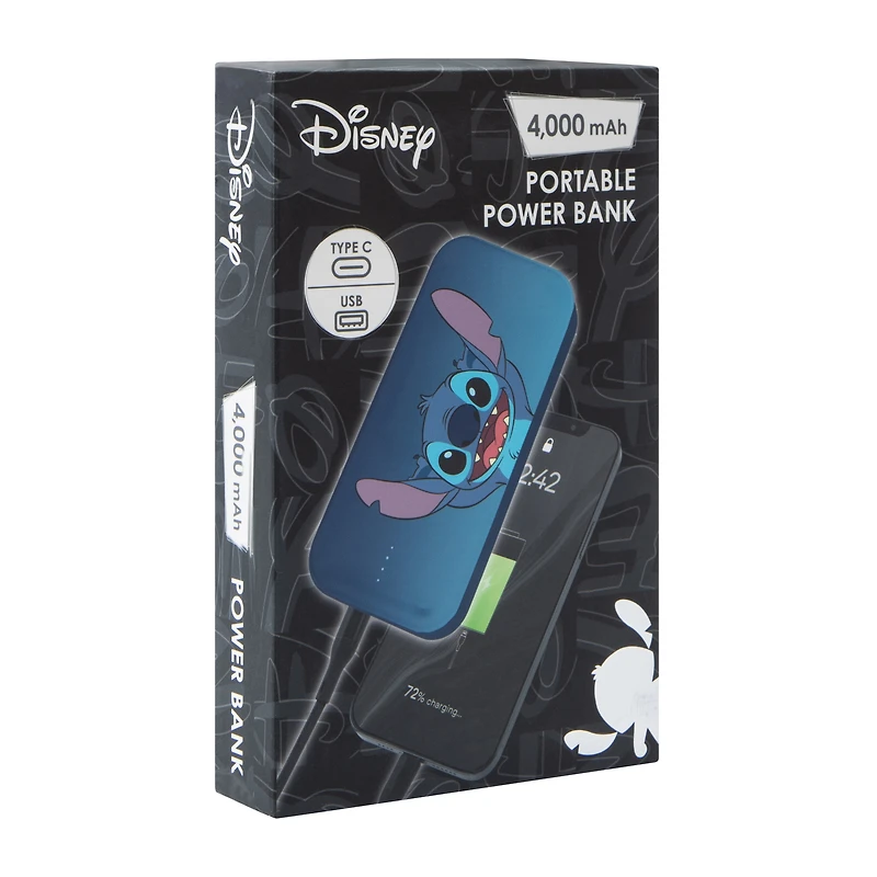 Disney Stitch Portable Power Bank 4000MAh