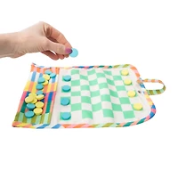 Roll-Up Checkers Set
