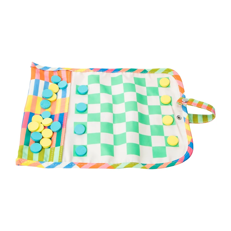 Roll-Up Checkers Set