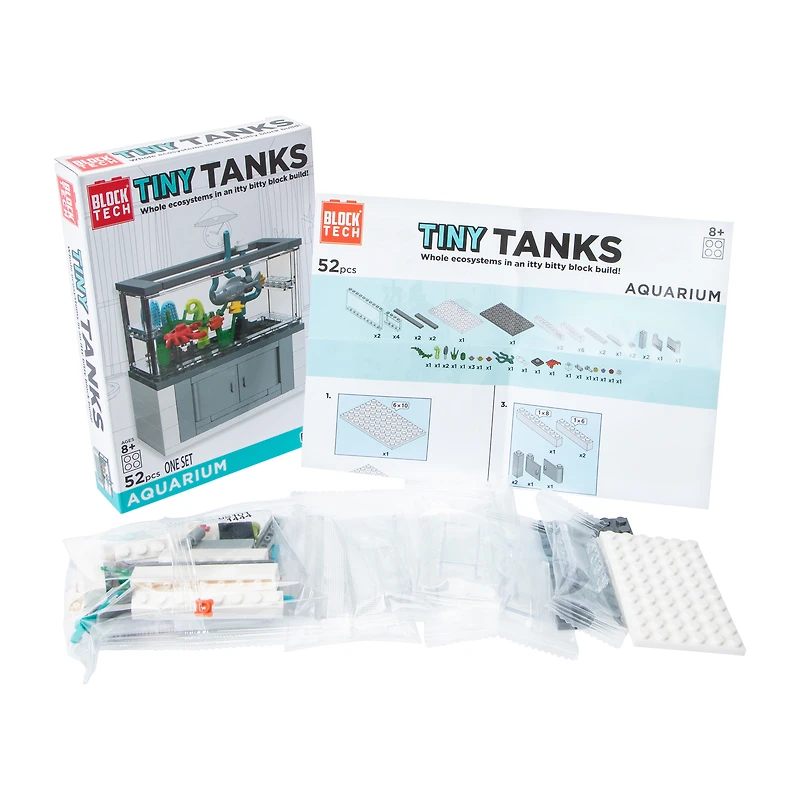Block Tech® Tiny Tanks Ecosystem Set