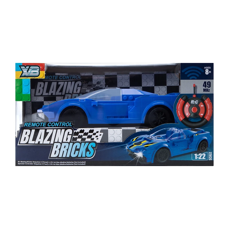 XVB™ Blazing Bricks RC Toy Car