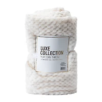 Luxe Collection Popcorn Throw 50inx60in