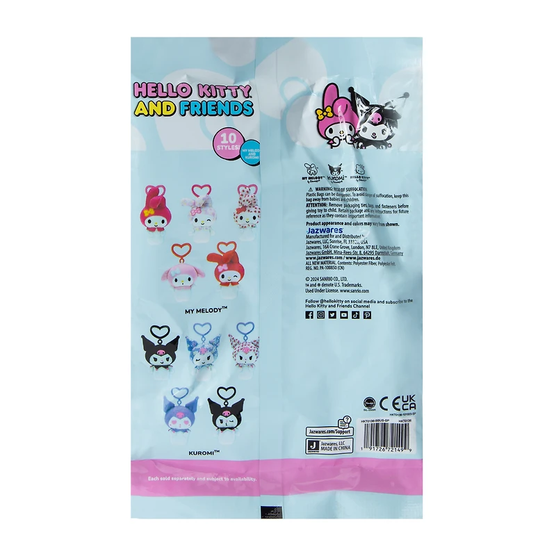 Hello Kitty & Friends® Clip-On Plush