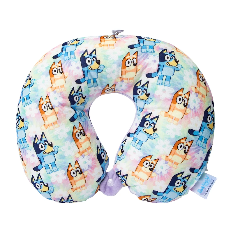 Bluey™ Tie Dye Travel Neck Pillow