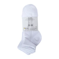Ladies White Quarter Socks 10-Pack