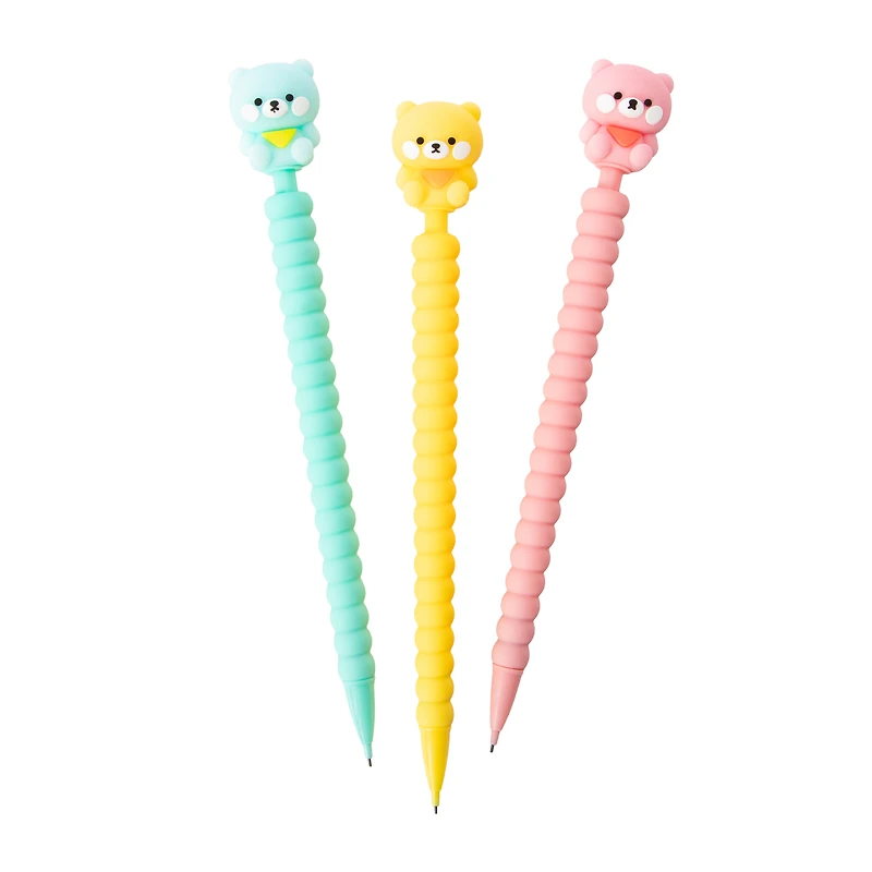 Kawaii Topper Mechanical Pencils 3-Count