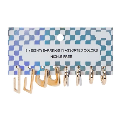 Earrings In Assorted Colors 4-Pack