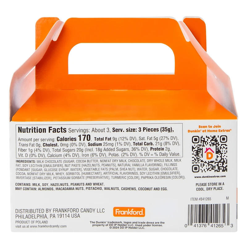 Dunkin'® Doughnut-Flavored Box O' Chocolates 4oz