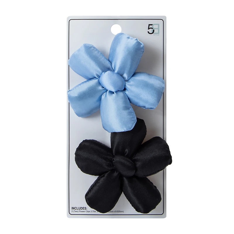 Puff Flower Clip 2-Pack