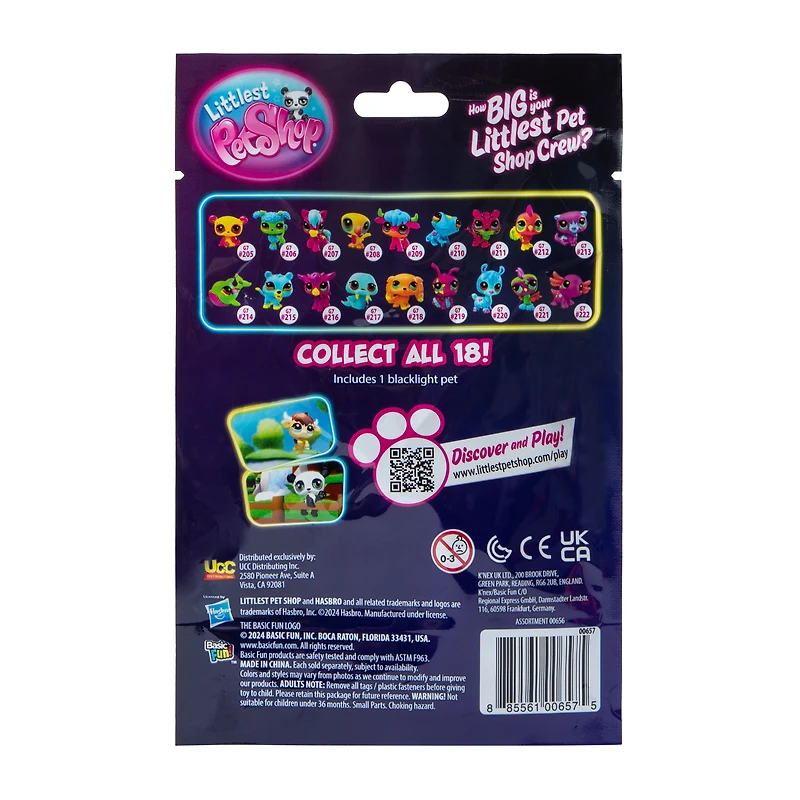 Littlest Pet Shop® Black Light Pet Toy (Styles May Vary)