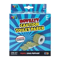 Novelty Caution Toilet Paper Set