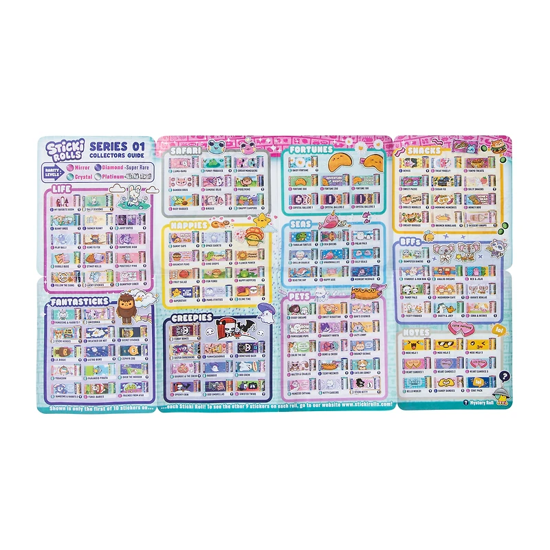 Sticki Rolls Sticker Bracelets Set