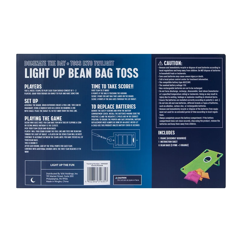 Light-Up Bean Bag Toss