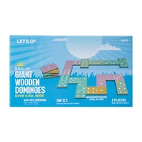 Giant Wooden Dominos Set