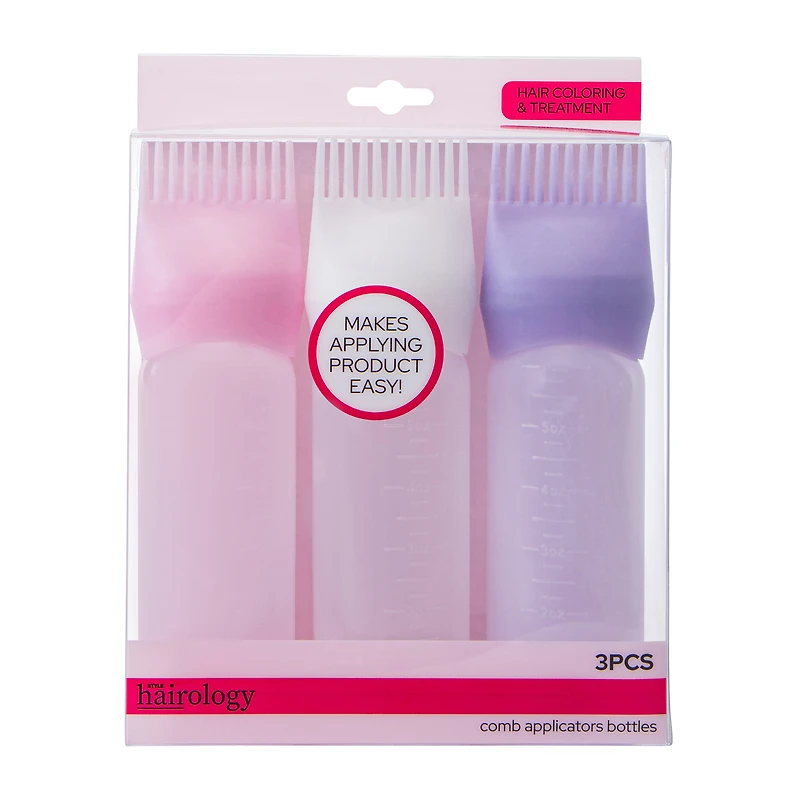 Comb Applicators Bottles 3-Pack