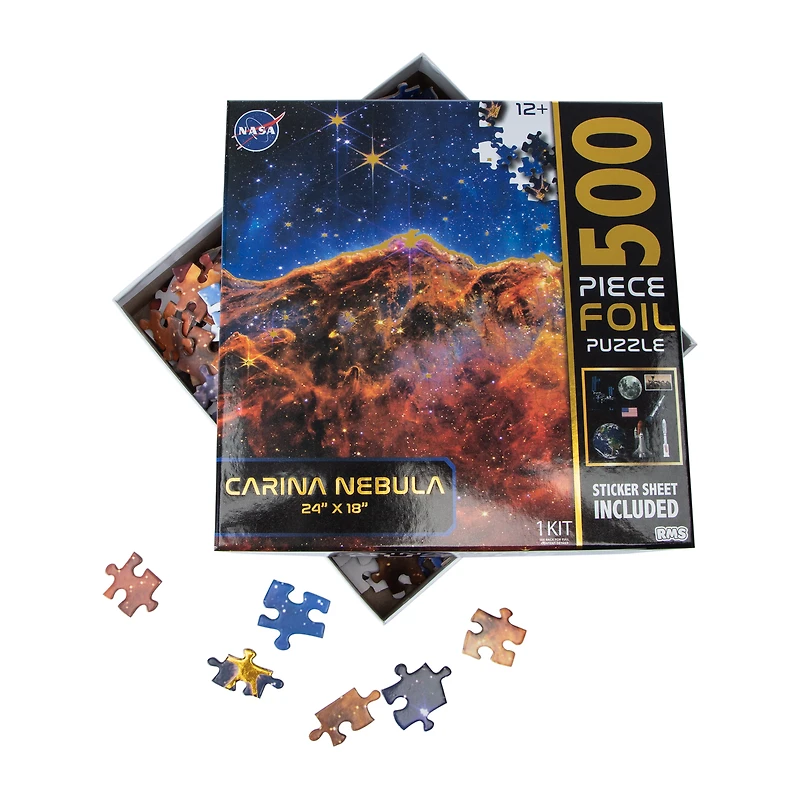 NASA Nebula Foil Puzzle 500-Pieces Kit