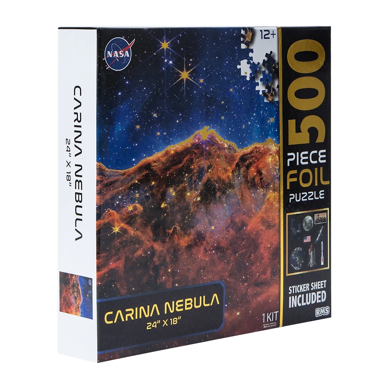 NASA Nebula Foil Puzzle 500-Pieces Kit