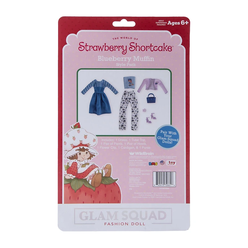 Strawberry Shortcake™ Glam Squad Fashion Doll Outfit Set
