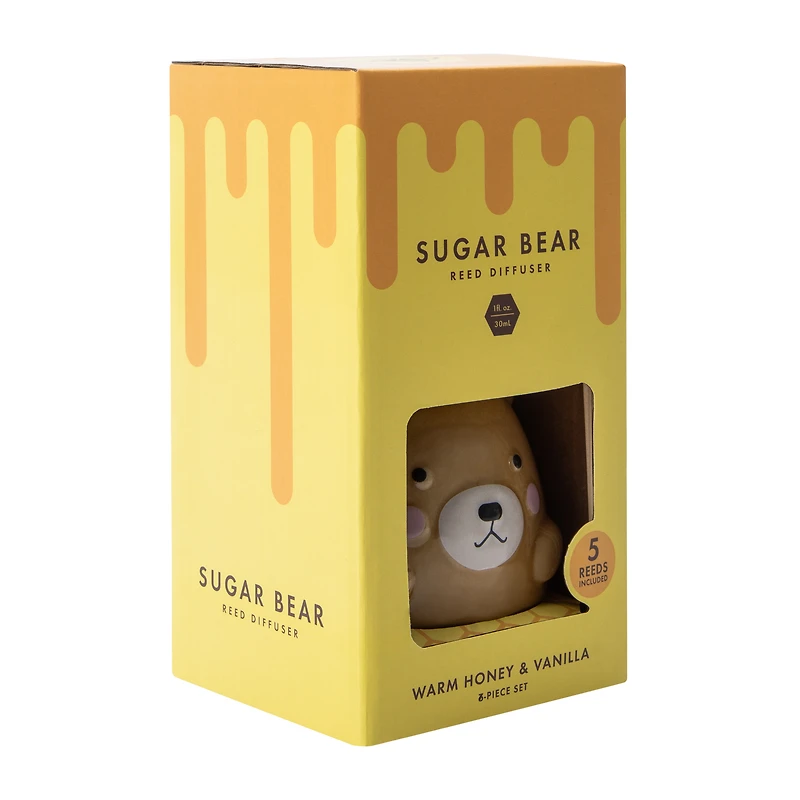 Sugar Bear Reed Diffuser 1oz 3-Piece Set