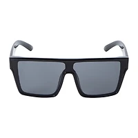 Juniors Plastic Oversized Shield Sunglasses