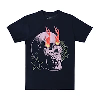 Flaming Skull Graphic Tee