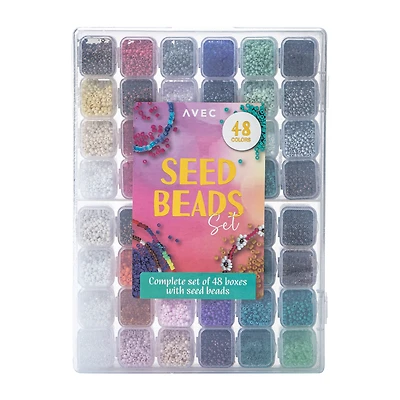 Avec Seed Beads Set 48 Colors