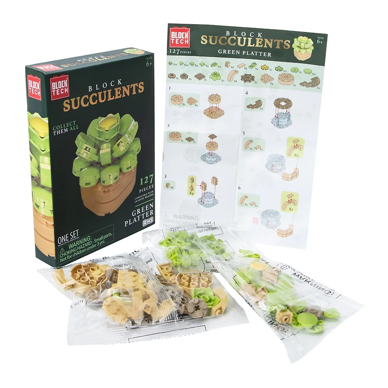 Block Tech® Succulents Set