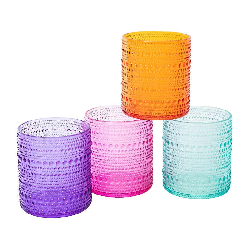 Translucent Tumbler Set 12oz 4-Pc