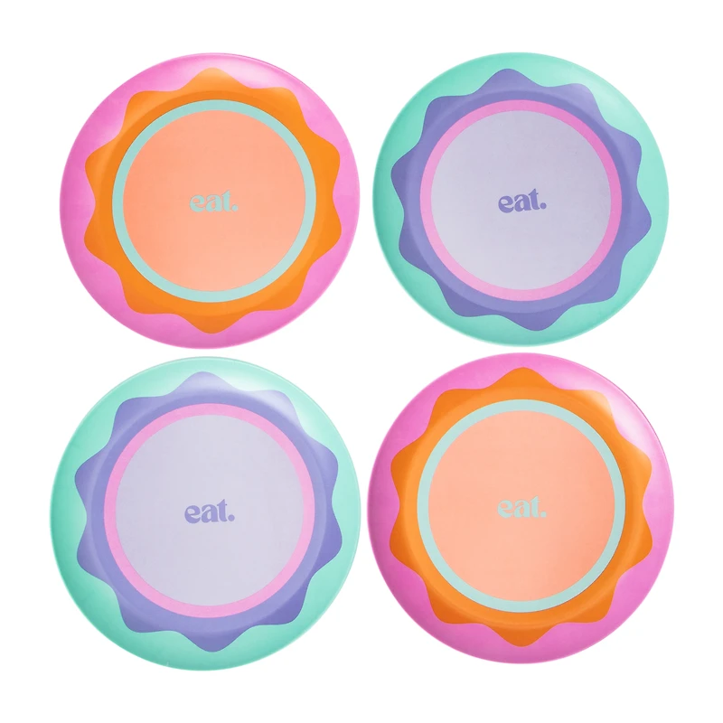 Melamine Plates 4-Pack