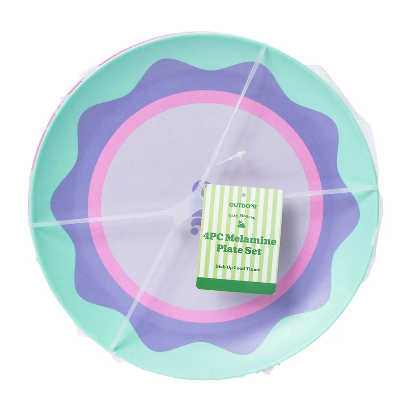 Melamine Plates 4-Pack