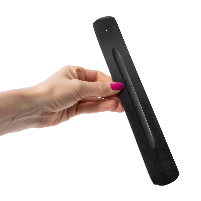 Black Wood Incense Holder