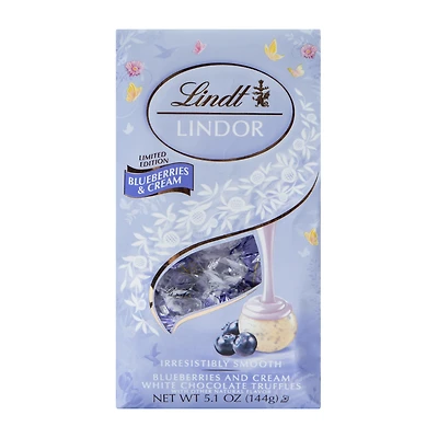 Lindt Lindor Limited Edition Blueberries & Cream Chocolates 5.1oz
