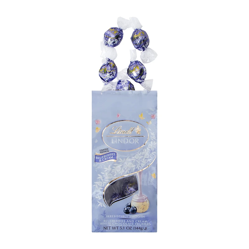 Lindt Lindor Limited Edition Blueberries & Cream Chocolates 5.1oz