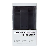 15W 2-In-1 Charging Phone Stand