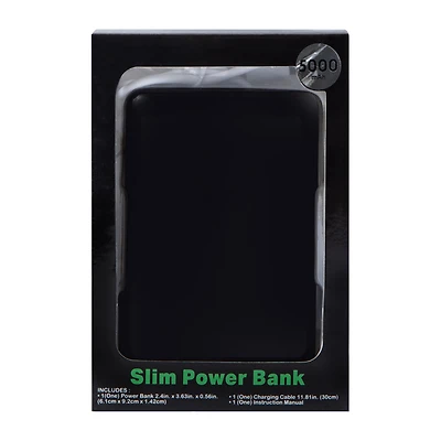 Slim Power Bank 5000mAh
