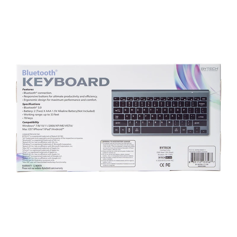 Bluetooth® Keyboard