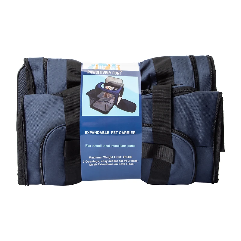 Expandable Pet Carrier For Small & Medium Pets