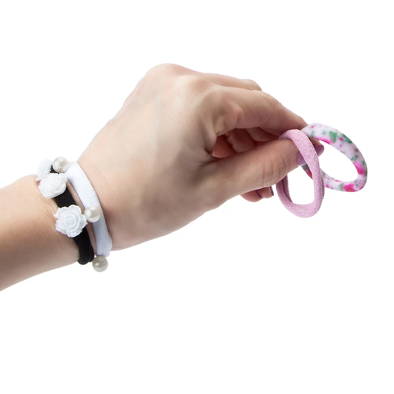 Lycra Ponies Bands 20-Pack