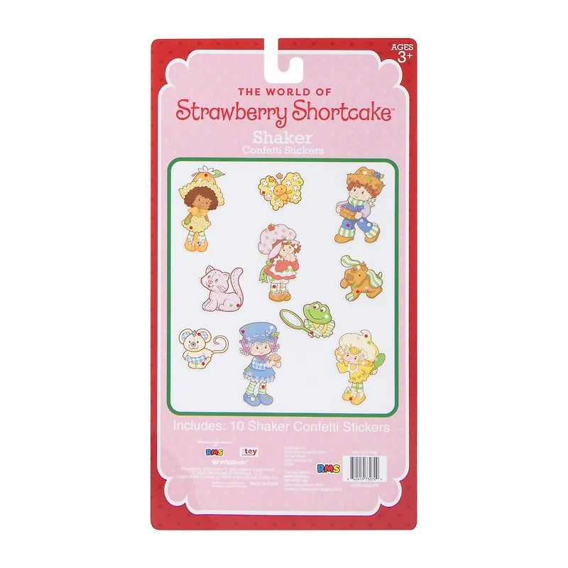 Strawberry Shortcake™ Shaker Confetti Stickers Set