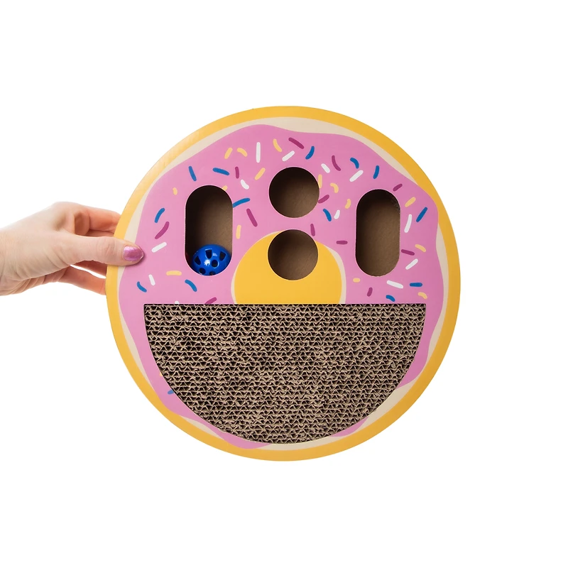 Donut Cat Scratcher Toy