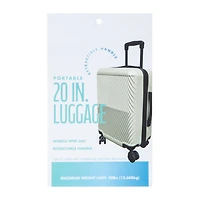 Tan Portable Luggage 20in