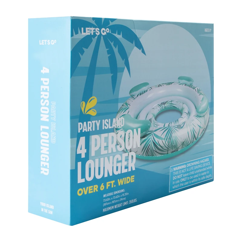 Party Island 4-Person Lounger