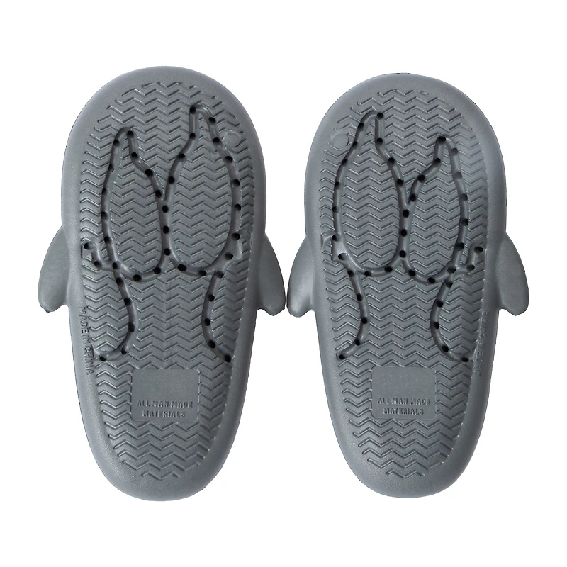 Juniors Sole Mates Shark Slides