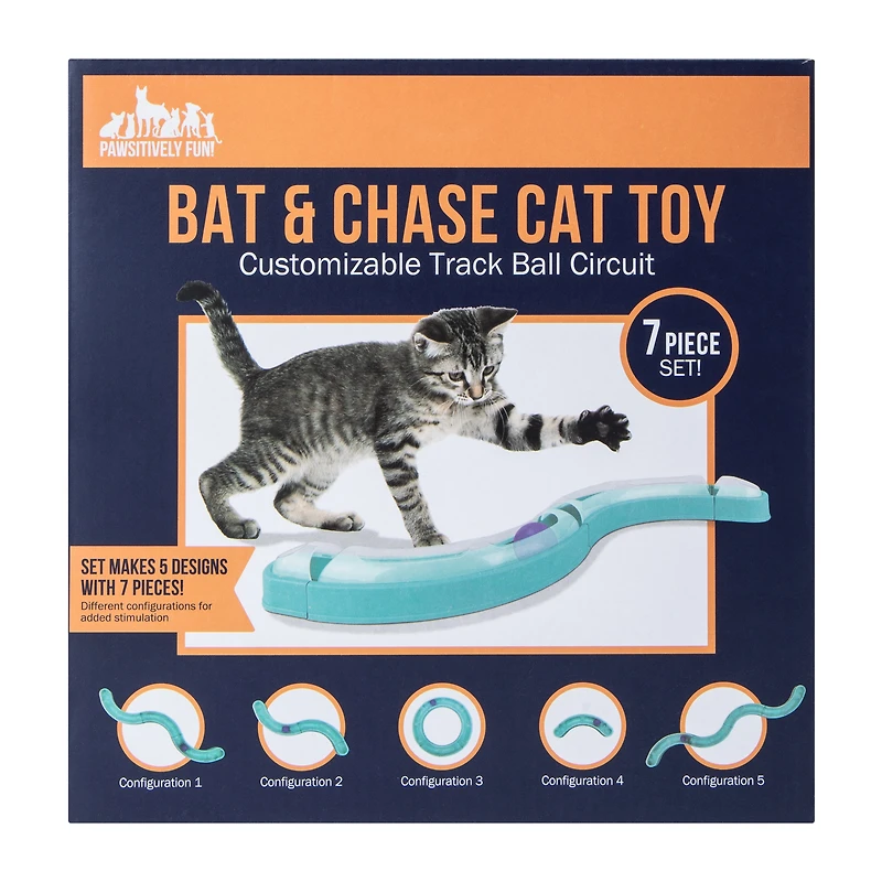Bat & Chase Cat Toy Set 7-Pieces