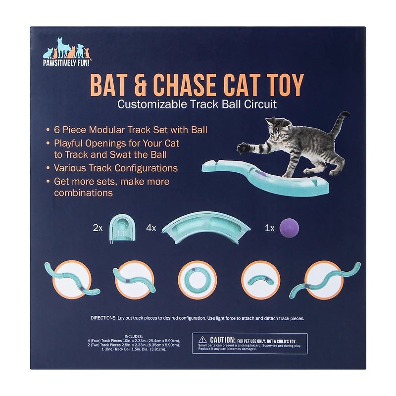 Bat & Chase Cat Toy Set 7-Pieces
