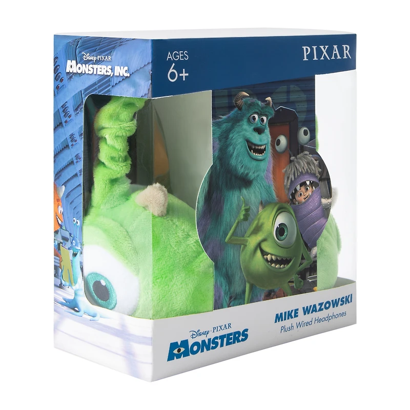 Disney PIXAR Monsters Mike Wazowski Plush Wired Headphones